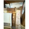 Image 3 : Large group of assorted furniture- Bed parts, headboards, dining table tops and more