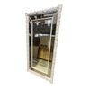 Image 1 : 74x38in White Framed Full Size Wall Mirror - Retail $1,197 by Royal Home Creations Ltd