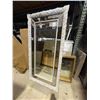 Image 2 : 74x38in White Framed Full Size Wall Mirror - Retail $1,197 by Royal Home Creations Ltd