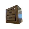 Image 1 : New - Set of 2 Chester Cream Oak Wooden Night Stands