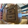 Image 3 : New - Set of 2 Chester Cream Oak Wooden Night Stands