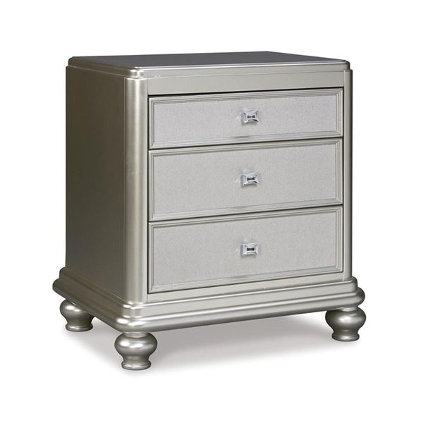 BNIB - Coralayne Three Drawer Nightstand W: 26 In, H: 29.38 In, D: 19.25 In