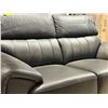 Image 3 : Modern Leather Black Loveseat