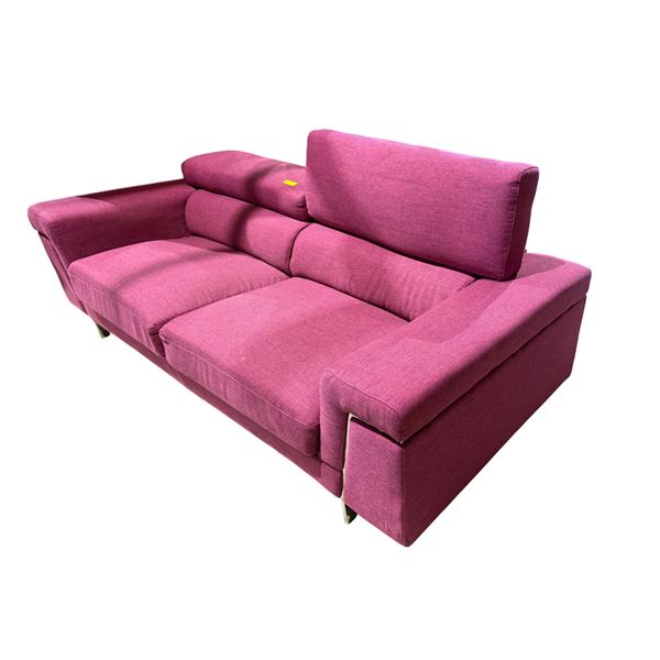 Magenta Upholstered Sofa
