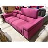 Image 2 : Magenta Upholstered Sofa
