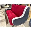 Image 3 : Modern Red & Black "Speedy" Style Sofa