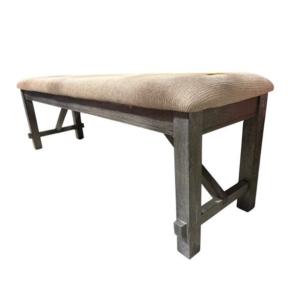 Rectangular Upholstered Dining Bench - approx. 61x16x19inH