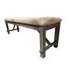 Image 1 : Rectangular Upholstered Dining Bench - approx. 61x16x19inH