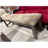 Image 3 : Rectangular Upholstered Dining Bench - approx. 61x16x19inH