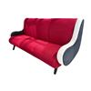 Image 1 : Modern Red & Black "Speedy" Style Sofa