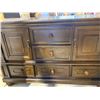Image 3 : 5 Drawer 2 Door Brown Dresser