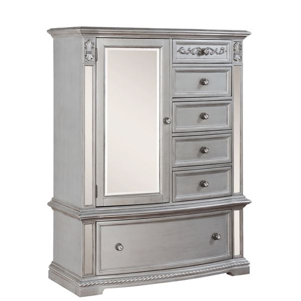 BNIB - Pamela Glazed Silver Man Chest