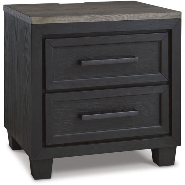 BNIB - Silver 3 drawer Nightstand - picture for reference only, actual color is silver