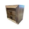 Image 1 : New - Set of 2 Chester Cream Oak nightstand (with legs)