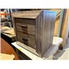 Image 2 : New - Set of 2 Chester Cream Oak nightstand (with legs)