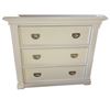 Image 1 : New - 3 Drawer Elegant White End Table