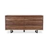 Image 1 : Moe's Bent Dresser Brown-Top Only in box (missing legs and hardware)