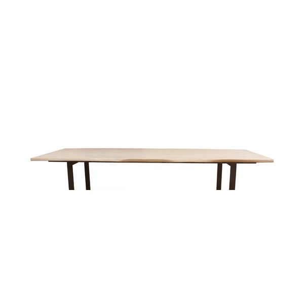 Moe's Wilks Dining Table White Top in box 118.0” W X 39.0” D X 30.0” H - 