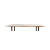 Image 1 : Moe's Wilks Dining Table White Top in box 118.0” W X 39.0” D X 30.0” H - 