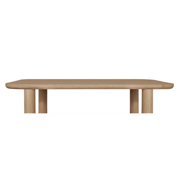 Moe's Anders Dining Table Large Natural Top - 98.0” W X 42.0” D X 30.0” H