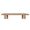 Image 1 : Moe's Anders Dining Table Large Natural Top - 98.0” W X 42.0” D X 30.0” H