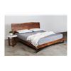Image 3 : Moe's Bent Queen Bed Brown Footboard and Slats in box (no headboard)