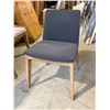 Image 2 : Moe's Deco Oak Dining Chair Dark Grey