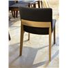 Image 4 : Moe's Deco Oak Dining Chair Dark Grey