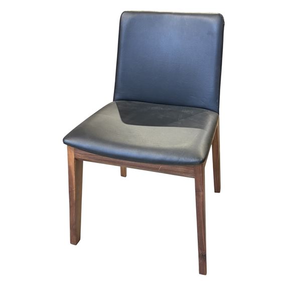 Moe's Deco Dining Chair Ebony PVC