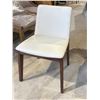 Image 3 : Moe's Deco Dining Chair Cream White PVC