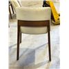 Image 5 : Moe's Deco Dining Chair Cream White PVC