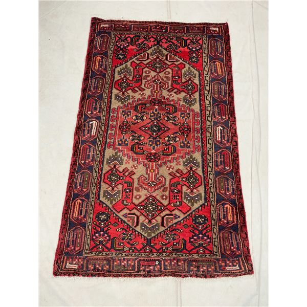 Fluffy Geometric Map. The combination of walnut and brown color 100% Authentic Hand Knotted Wool Per