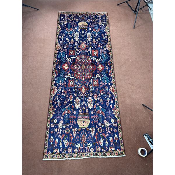 Fluffy carpet with the best dark blue colour So beautiful 100% Authentic Hand Knotted Wool Persian R