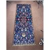 Image 1 : Fluffy carpet with the best dark blue colour So beautiful 100% Authentic Hand Knotted Wool Persian R
