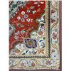 Image 2 : The orange is natural colour 100% Authentic Hand Knotted Wool Persian Rug Handmade in Iran (4.2' Ã[x