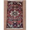 Image 1 : 100% Authentic Hand Knotted Wool Persian Rug Handmade in Iran (3' Ã— 1.9 ' f 89 Ã—