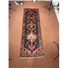 Image 3 : Geometric map Has a beautiful orange and gray color 100% Authentic Hand Knotted Wool Persian Rug Han