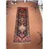 Image 4 : Geometric map Has a beautiful orange and gray color 100% Authentic Hand Knotted Wool Persian Rug Han