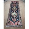 Image 5 : Geometric map Has a beautiful orange and gray color 100% Authentic Hand Knotted Wool Persian Rug Han