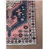 Image 6 : Geometric map Has a beautiful orange and gray color 100% Authentic Hand Knotted Wool Persian Rug Han