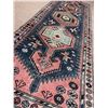 Image 8 : Geometric map Has a beautiful orange and gray color 100% Authentic Hand Knotted Wool Persian Rug Han