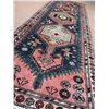 Image 9 : Geometric map Has a beautiful orange and gray color 100% Authentic Hand Knotted Wool Persian Rug Han