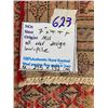 Image 9 : All over design Low pile 100% Authentic Hand Knotted Wool Persian Rug Handmade in Iran (7' Ã[x=#8212