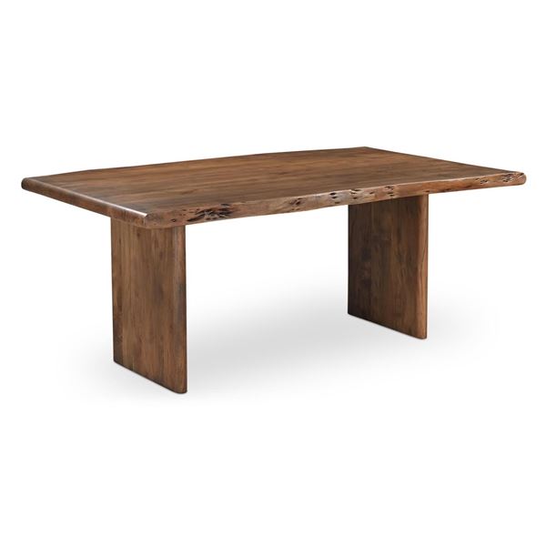 Moe's Lila Dining Table Complete with Dark Brown Base (no box) 78.0 W X 40.0 D X 30.0in H