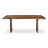 Image 2 : Moe's Lila Dining Table Complete with Dark Brown Base (no box) 78.0 W X 40.0 D X 30.0in H