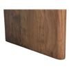 Image 3 : Moe's Lila Dining Table Complete with Dark Brown Base (no box) 78.0 W X 40.0 D X 30.0in H