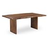 Image 1 : Moe's Lila Dining Table Complete with Dark Brown Base in box 78.0 W X 40.0 D X 30.0in H