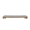 Image 1 : Moe's ANGLE ASK N GREY MARBLE DINING TABLE RECTANGULAR LARGE in box (no base)