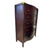Image 1 : 5 Drawer Traditional Cherry brown chest - approx. 43x18x60in H