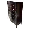 Image 2 : 5 Drawer Traditional Cherry brown chest - approx. 43x18x60in H